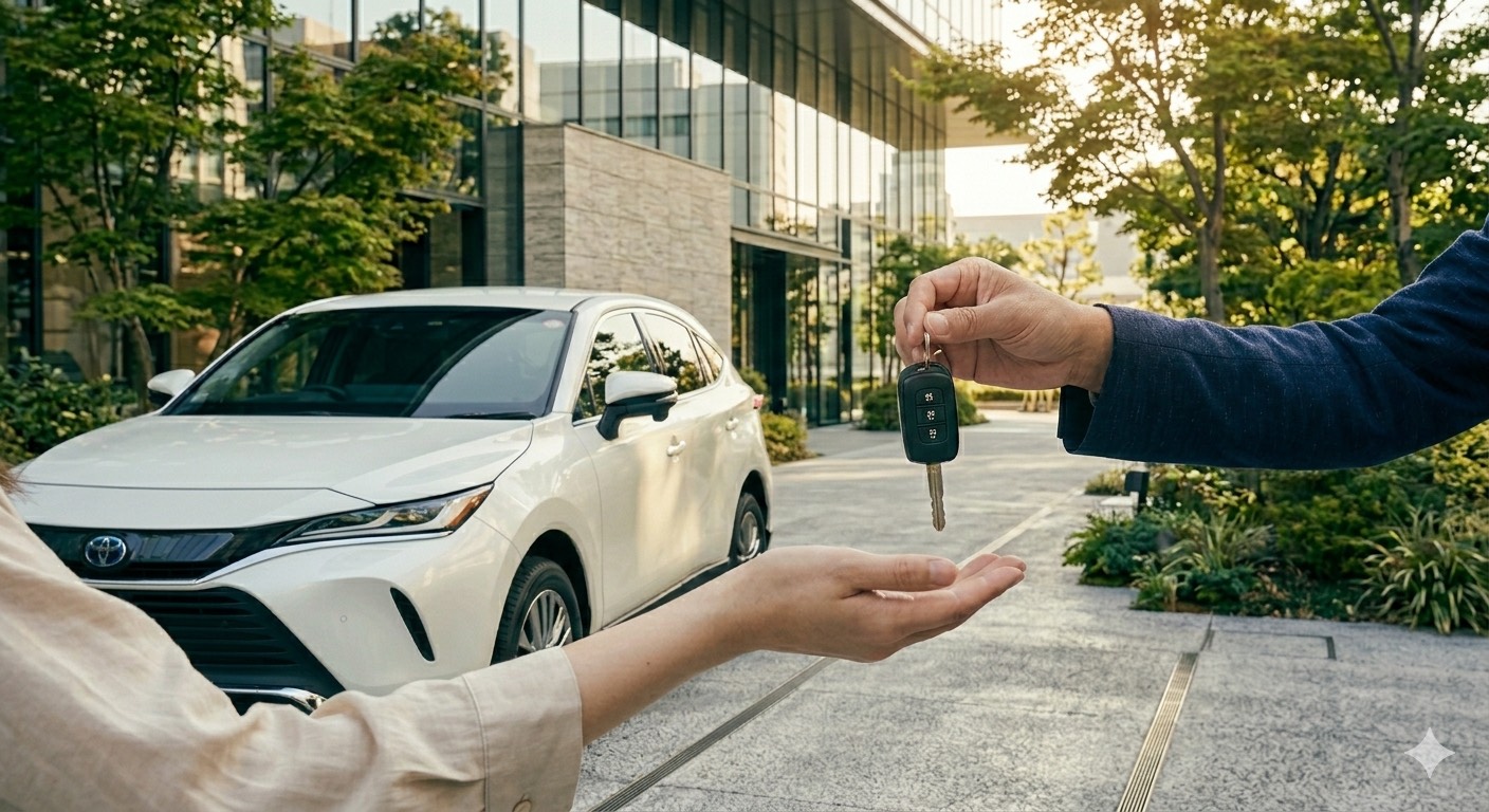 車の受け渡しイメージ