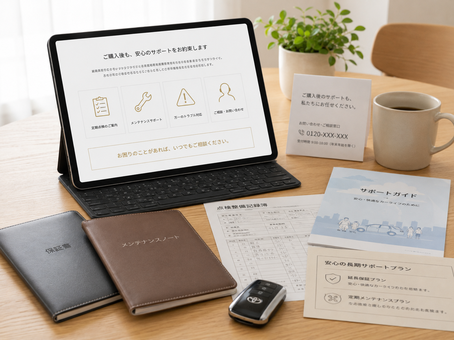 相談資料とカードのイメージ